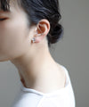 ビジュー×フラワーピアス[silver925][Basic]