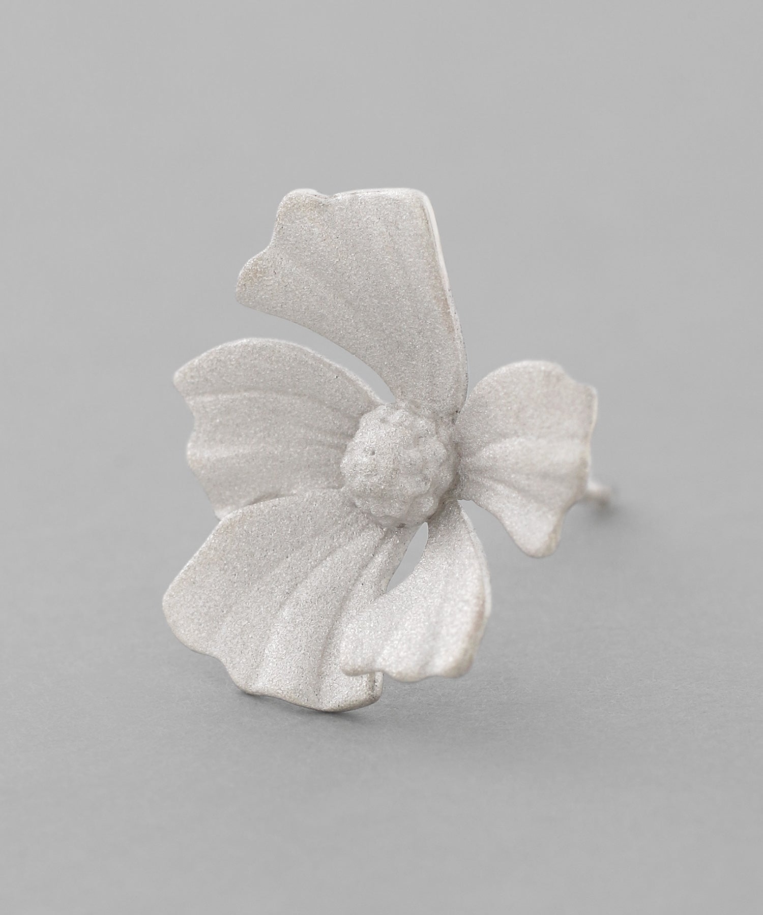 mimi33】フラワーピアス[silver925][Basic]｜アネモネ・シエナロゼ