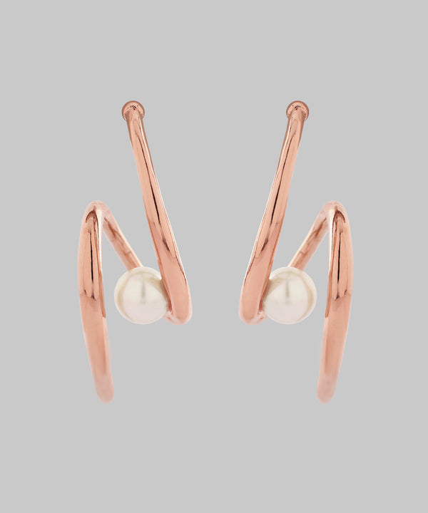 パール×ループラインピアス[Sheerchic]