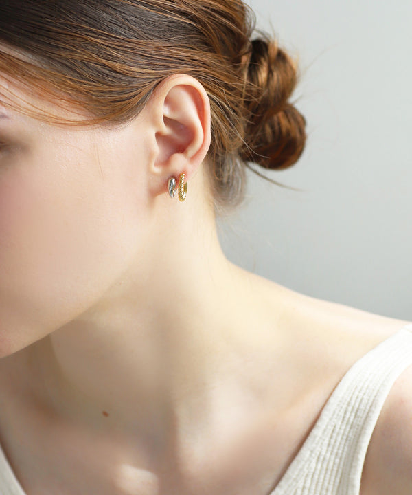 Double Line 2-Way Earrings [Basic]