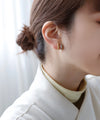 Double Line 2-Way Earrings [Basic]