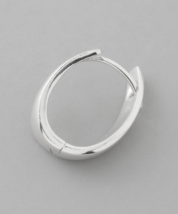 ドロップラインフープピアス[silver925][Basic]