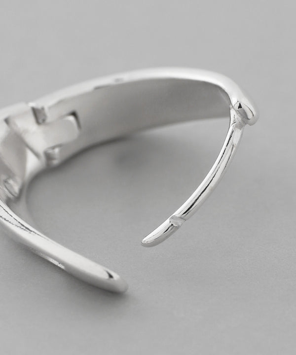 ドロップラインフープピアス[silver925][Basic]