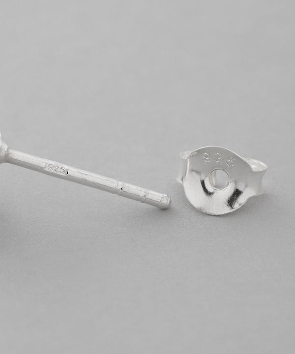 パール×ビジューピアス[silver925][Basic]