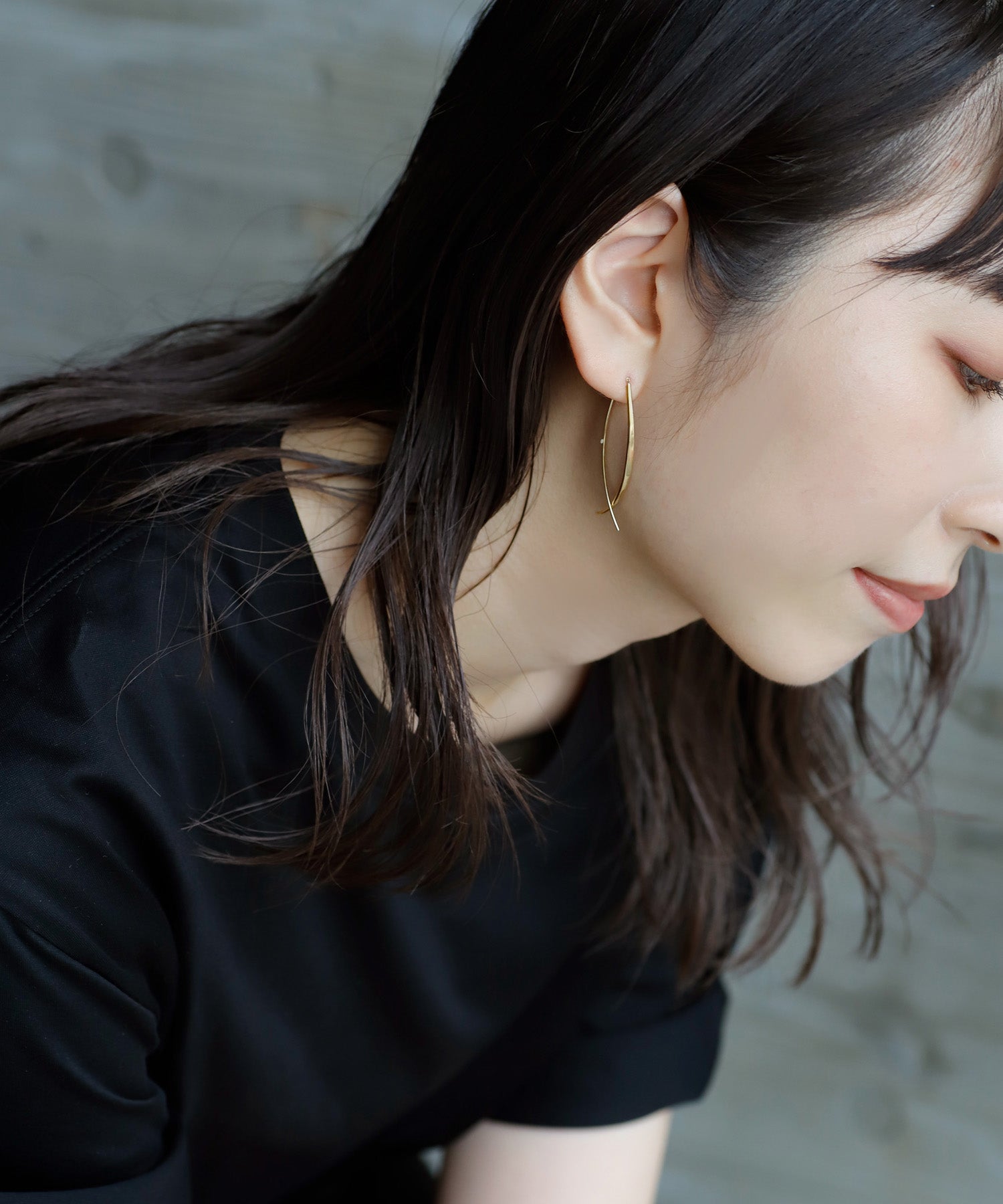 mimi33】カールアメリカンピアス[Sheerchic]｜アネモネ・シエナロゼ