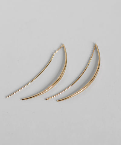 Curl American Earrings [Sheerchic]