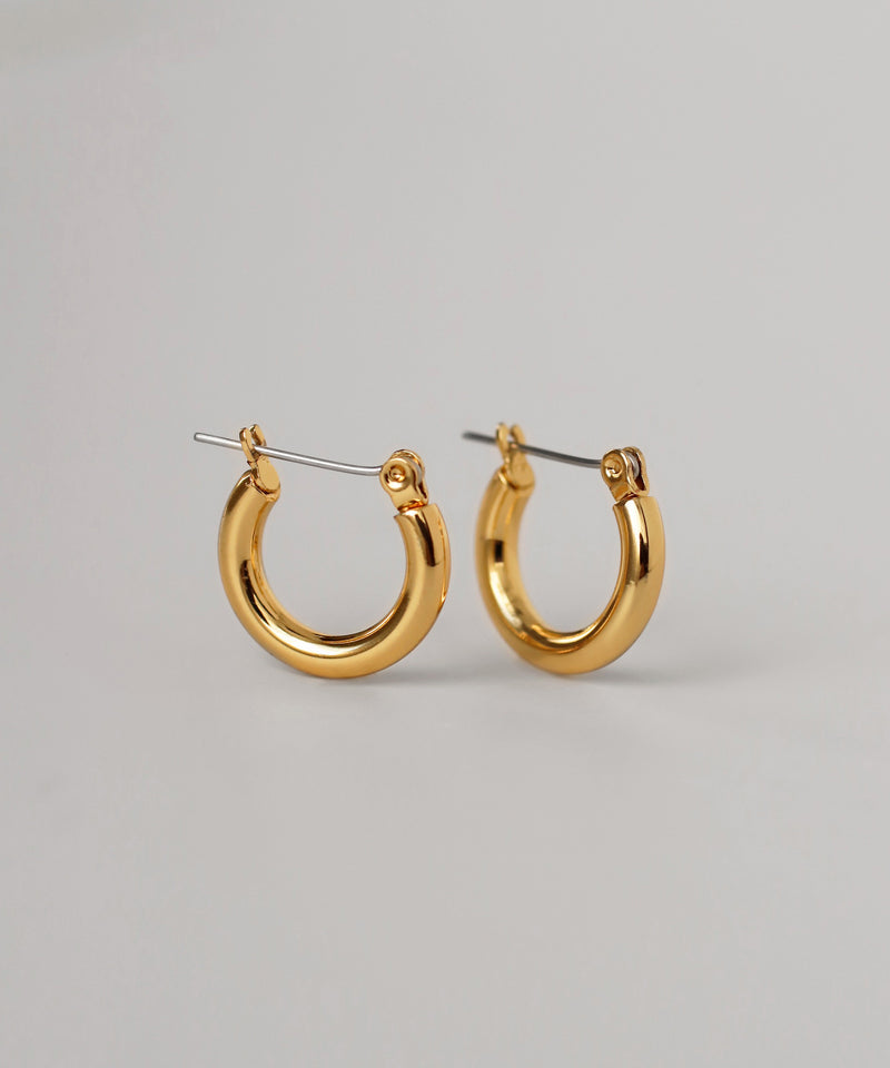 メタルフープピアス[ステンレス][Basic]