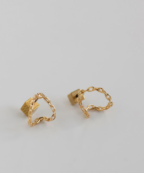 mimi33】ニュアンスチェーンピアス[Sheerchic]｜アネモネ・シエナロゼ