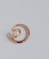 Pearl x Double Line Ear Cuff [Sheerchic]