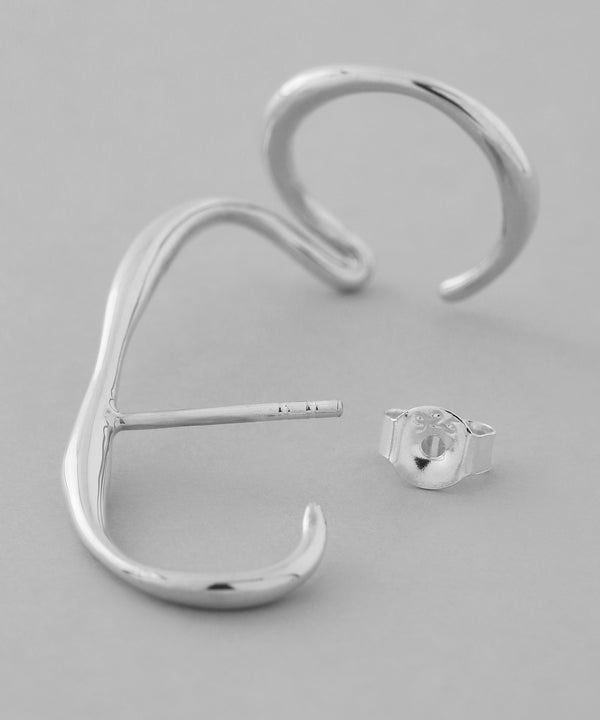 ニュアンスラインカフピアス[silver925][Basic]