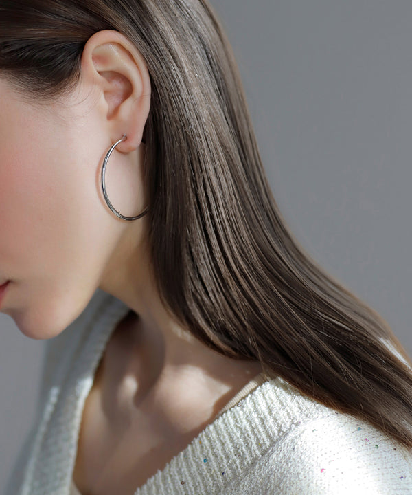 ゼロフープピアス[M][Basic]