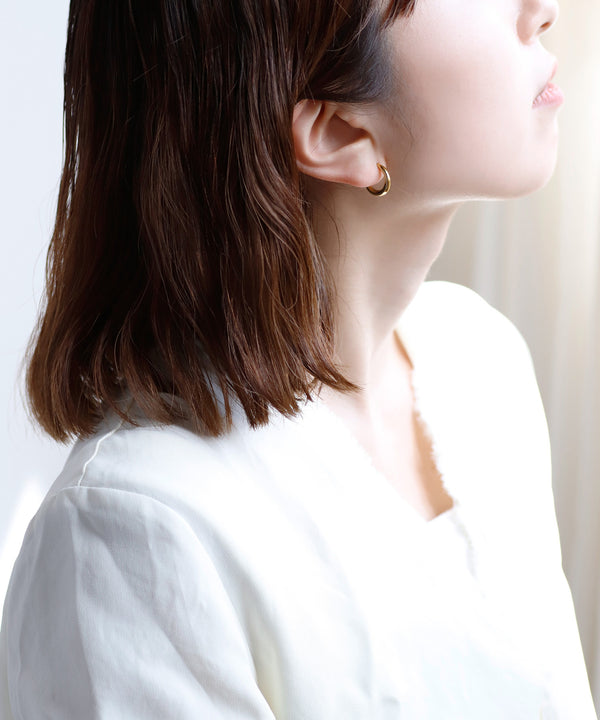 ゼロフープピアス[M][Basic]