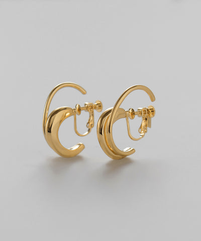 Double Line Cuff Earrings [Ownideal]