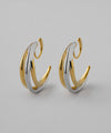 Combination Color Hoop Line Earrings [Ownideal]