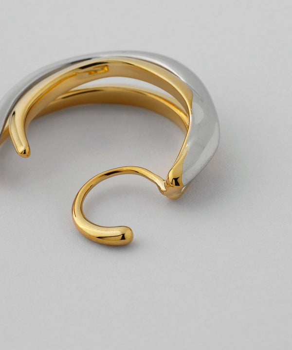 Combination Color Hoop Line Earrings [Ownideal]