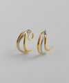 Combination Color Hoop Line Earrings [Ownideal]