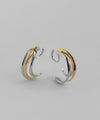 Combination Color Hoop Line Earrings [Ownideal]