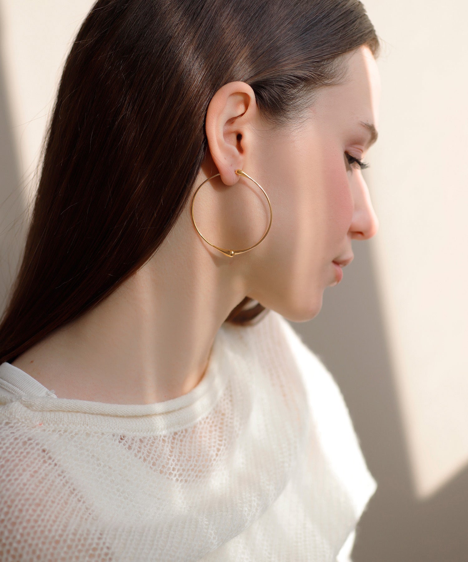 mimi33】シームレスフープピアス[Basic]｜アネモネ・シエナロゼ