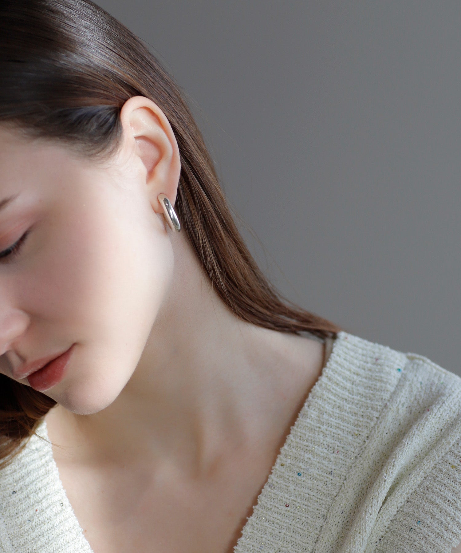 mimi33】フープピアス[M][silver925][Basic]｜アネモネ