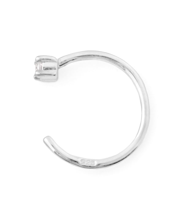 ビジューフックピアス[silver925]
