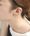 ビジューフックピアス[silver925]