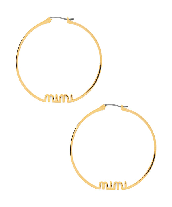 mimiアイコンフープピアス[Ownideal]