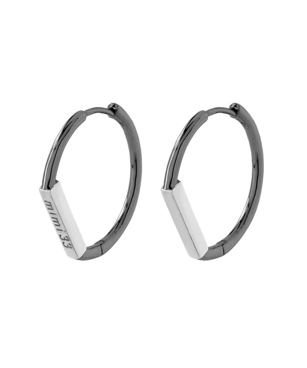コンビカラーフープピアス[Ownideal]