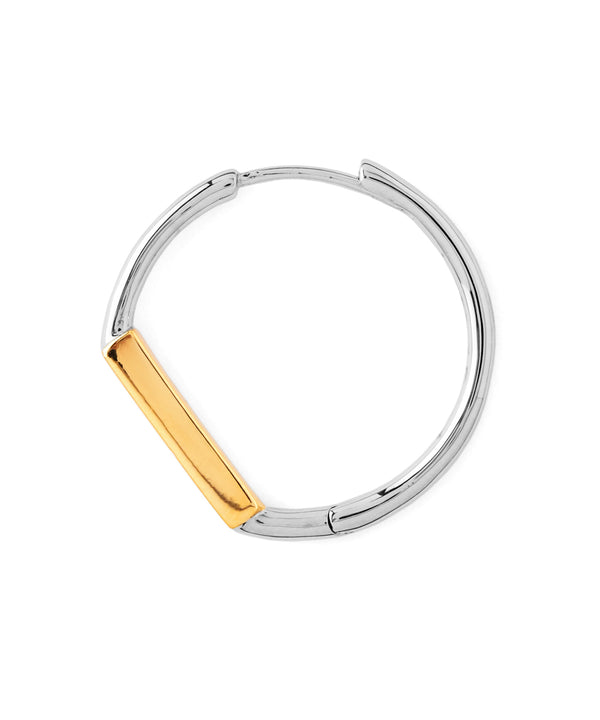 コンビカラーフープピアス[Ownideal]