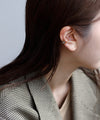 Natural stone ear cuff [silver925][Basic]