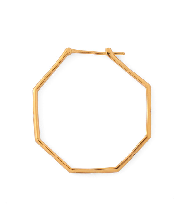 ゼロフープピアス[ビジュー][Ownideal]