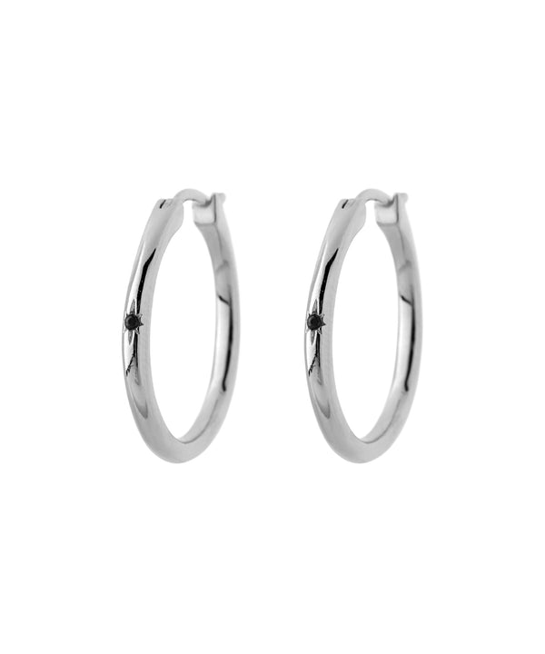 ゼロフープピアス[ビジュー][Ownideal]