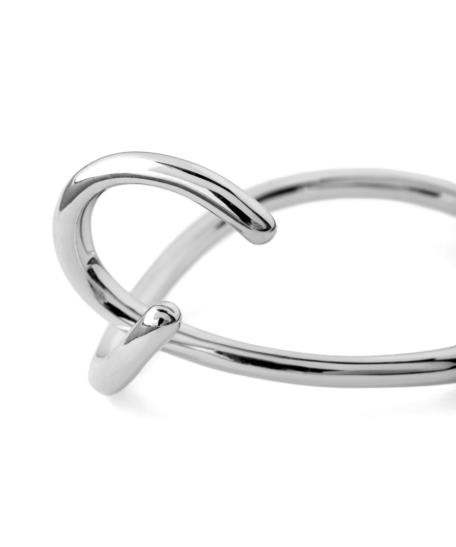 mimi33】ループフープアシメピアス[Sheerchic]｜アネモネ・シエナロゼ