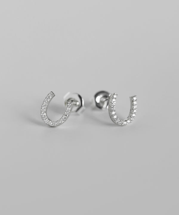 mimi33】ビジューホースシューピアス[silver925][Basic]｜アネモネ