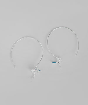 カラービジューループフープピアス[Sheerchic]