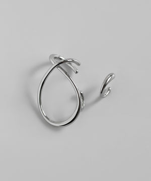 ループフープアシメイヤーカフ[Sheerchic]