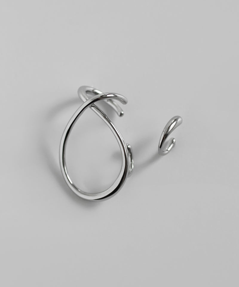 ループフープアシメイヤーカフ[Sheerchic]