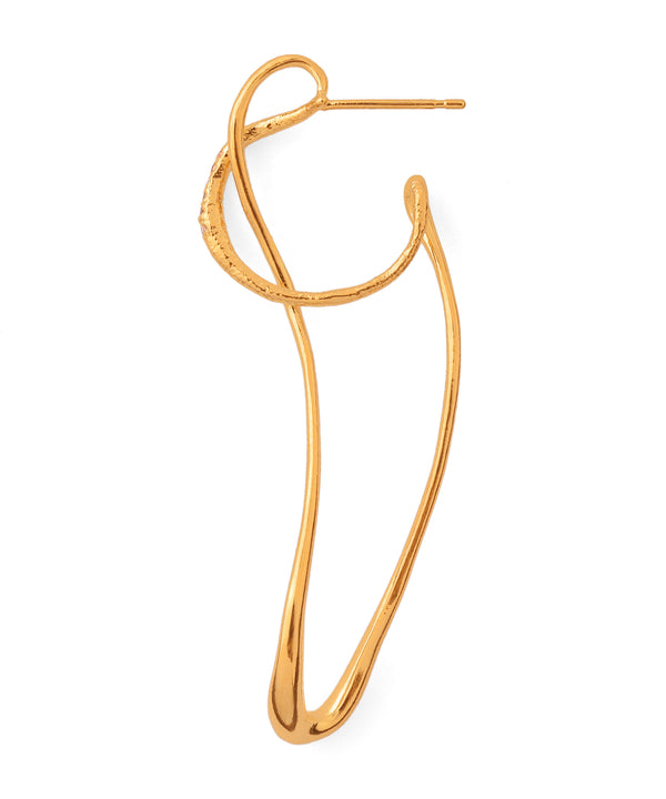 カラービジューループフープピアス[Sheerchic]