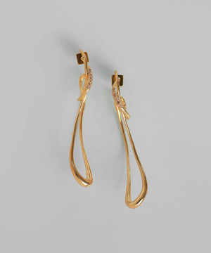 カラービジューループフープピアス[Sheerchic]