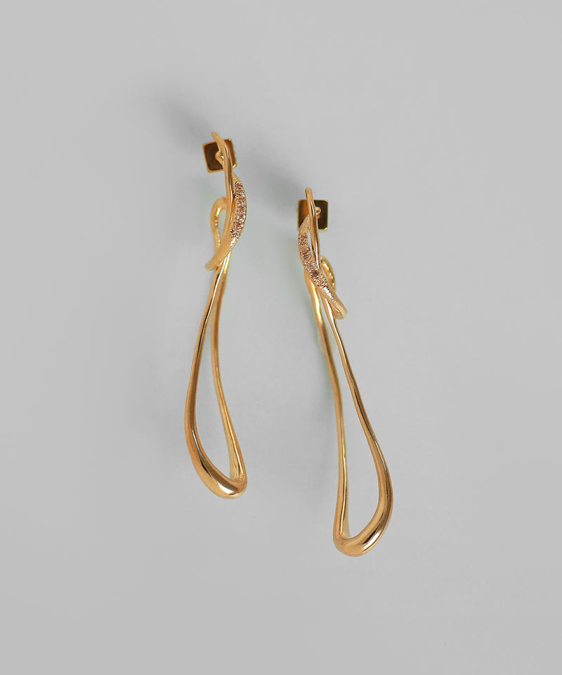 カラービジューループフープピアス[Sheerchic]