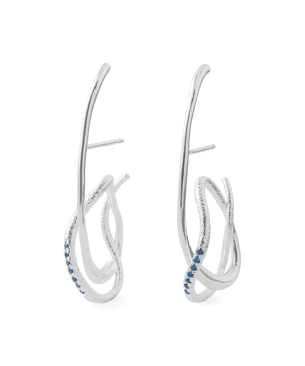 カラービジューループフープピアス[Sheerchic]