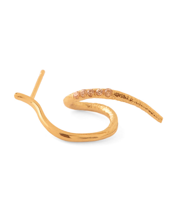 カラービジューループフープピアス[Sheerchic]