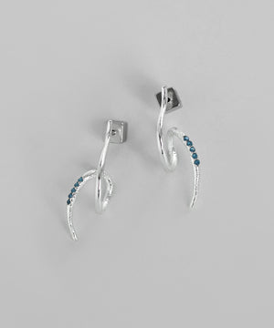 カラービジューループフープピアス[Sheerchic]