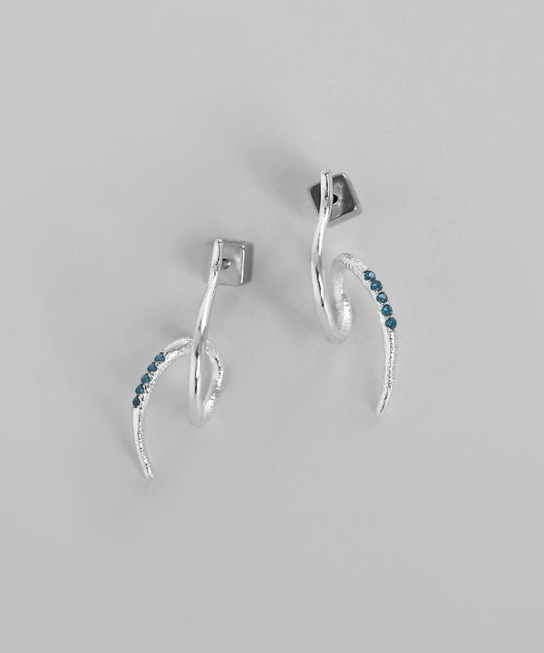 カラービジューループフープピアス[Sheerchic]