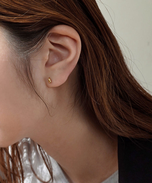 ドロップスクリューポストピアス[silver925][Sheerchic]