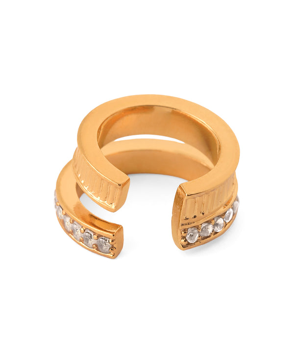 Double Line Bijou Ear Cuff [Ownideal]