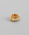 Double Line Bijou Ear Cuff [Ownideal]