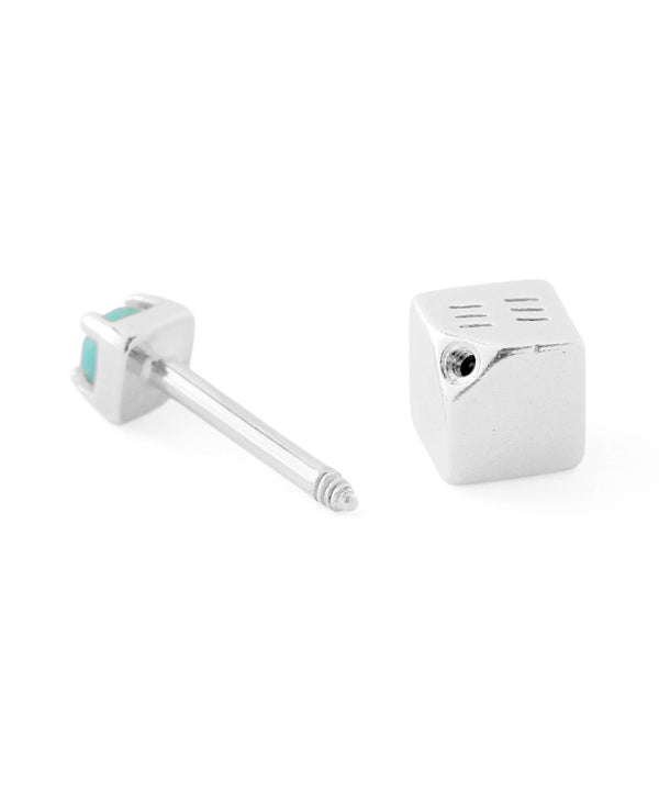 天然石スクリューポストピアス[silver925][Sheerchic]