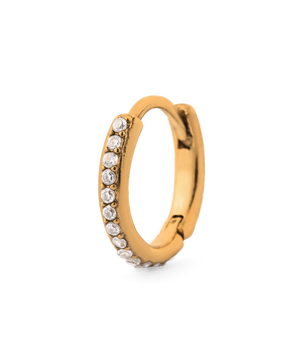 ビジューフープピアス[silver925][Sheerchic]