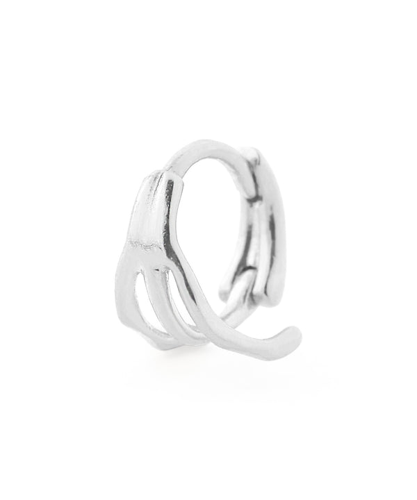 トリプルラインフープピアス[silver925][Sheerchic]