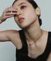 Bijou x Square Line Earrings [silver925] [Sheerchic]